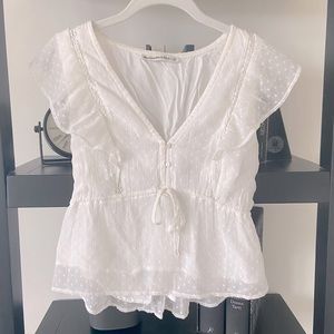 Abercrombie White Blouse